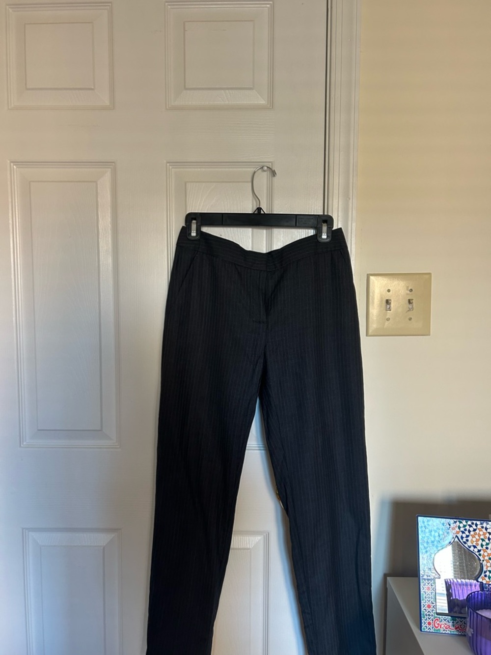 J-CREW PINSTRIPE SLACKS